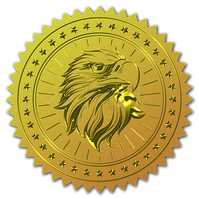 Self Adhesive Gold Foil Embossed Stickers DIY-WH0211-059-1