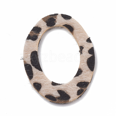 Imitation Leather Big Pendants X-FIND-N001-11B-1