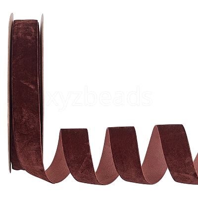 Velvet Ribbon SRIB-WH0006-18I-1