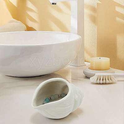 Ceramic Ashtray Home Display Decorations DJEW-WH20021-05B-02-1