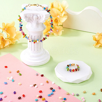 300Pcs Opaque Colours Glass Seed Beads EGLA-TA0013-74-1