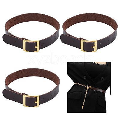PU Leather Choker Necklaces with Alloy Clasp AJEW-WH0348-131B-1