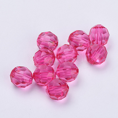Transparent Acrylic Beads TACR-Q257-10mm-V08-1