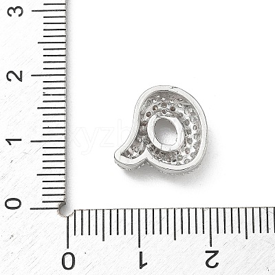 Brass Micro Pave Cubic Zirconia Pendants KK-A300-02P-A-1