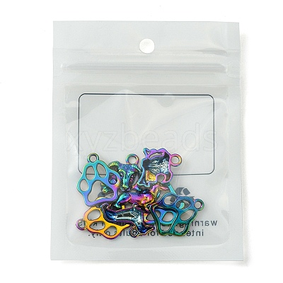 8pcs 3 Styles Alloy Pendants FIND-FS0002-19-1