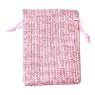 12Pcs 12 Styles Valentine's Day Printed Rectangle Burlap Cloth Packing Pouches X1-ABAG-U006-02C-1