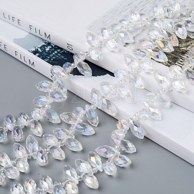 Crystal Glass Beads Strands GLAA-D033-01-1