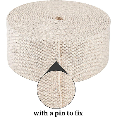Polyester-Cotton Flat Ribbon OCOR-WH0074-23-1