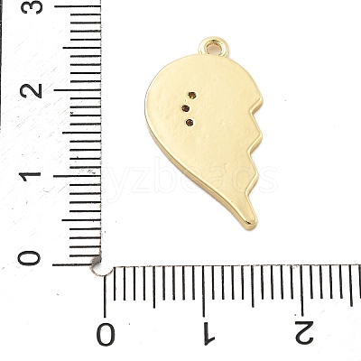 Brass Micro Pave Cubic Zirconia Pendants KK-L228-25B-G-1