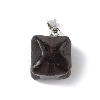 Natural Smoky Quartz Pendants G-C002-02I-1