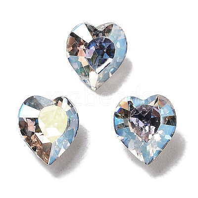 K9 Glass Rhinestone Cabochons GLAA-H034-02C-001TR-1