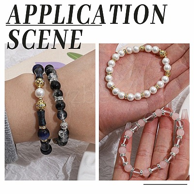 100Pcs 4 Styles Alloy with Rhienstone Beads RB-AR0003-15-1