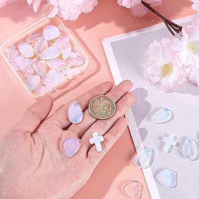 Opalite Pendants G-FH0001-07-1