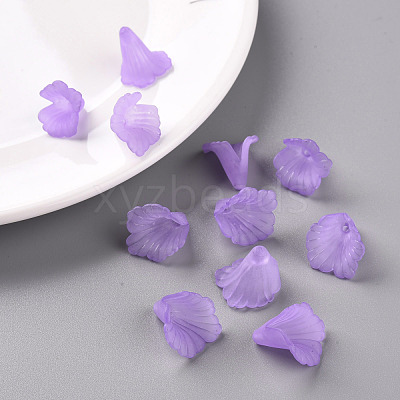 Transparent Acrylic Bead Caps PL551-C08-1