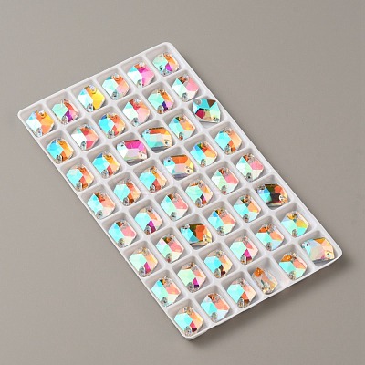 Sew on Rhinestones GLAA-WH0023-23B-1