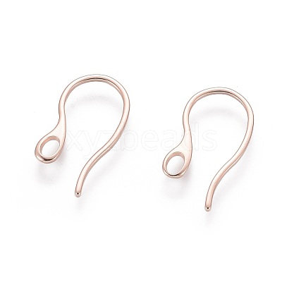 304 Stainless Steel Earring Hooks STAS-O110-19RG-1
