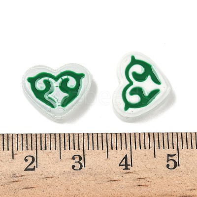 Dyed & Heated Baking Paint Glass Beads LAMP-D004-02C-1