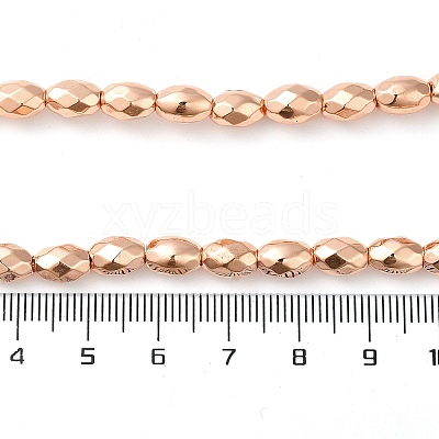 Electroplated Strong Magnetic Synthetic Hematite Beads Strands G-P518-03C-1