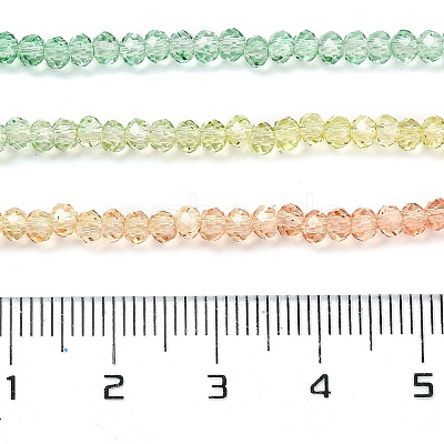 Transparent Painted Glass Beads Strands DGLA-A034-T2mm-A04-1