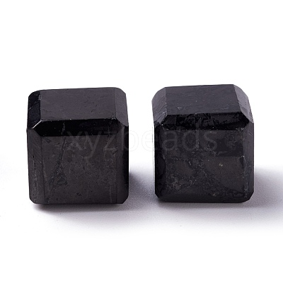 Natural Shungite Beads G-F675-23B-1