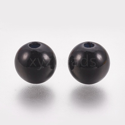 ABS Plastic Imitation Pearl Beads KY-G009-18mm-01-1