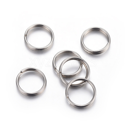 Tarnish Resistant 304 Stainless Steel Split Rings STAS-P223-22P-07-1