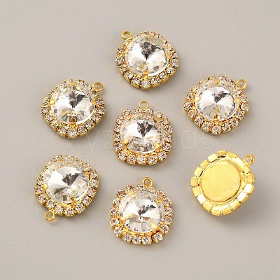 Crystal Glass Rhinestone Pendants RB-TAC0005-06-1
