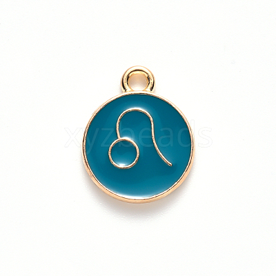 Alloy Enamel Pendants LS-X-ENAM-S124-01B-05G-1