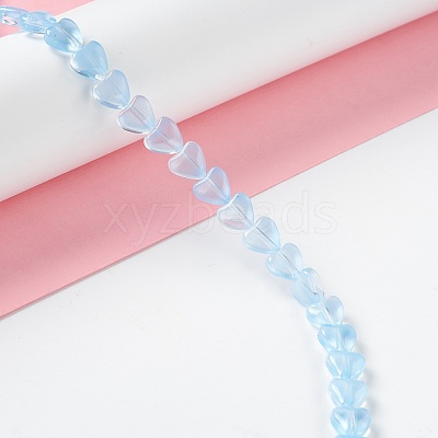 Transparent Glass Beads Strand GLAA-F112-01F-1