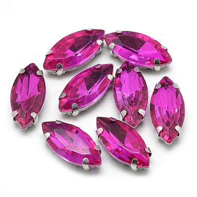 Sew on Rhinestone RGLA-T034-6x12mm-10-1