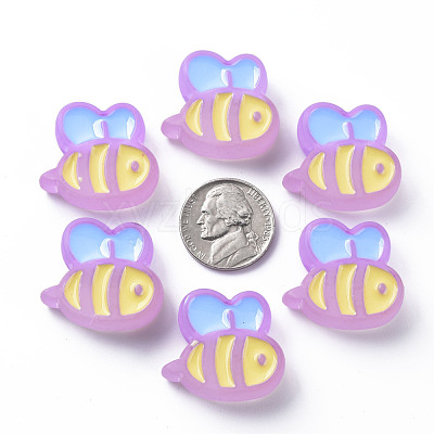 Transparent Acrylic Beads X-MACR-S374-06B-03-1