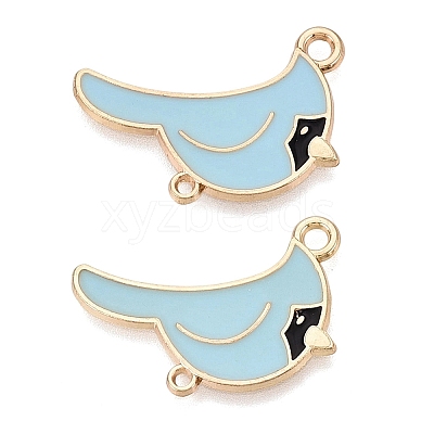Alloy Enamel Connector Charms PALLOY-Q467-01G-01-1