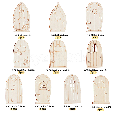 Wood Cabochons WOOD-NB0001-70-1