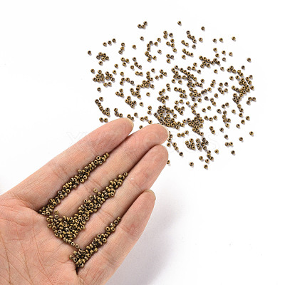 12/0 Grade A Round Glass Seed Beads SEED-Q008-M601-1