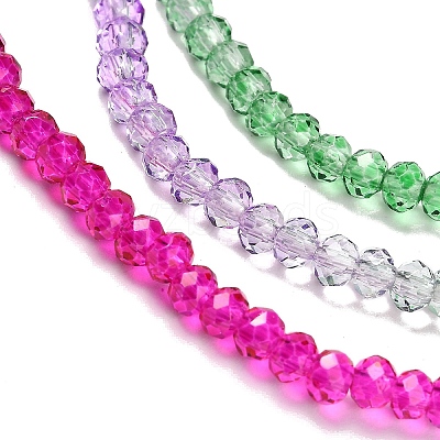 Transparent Painted Glass Beads Strands LS-DGLA-A034-T2mm-A06-1