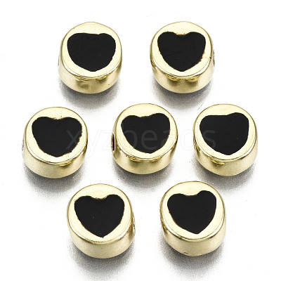 Alloy Enamel Beads X-ENAM-S122-030-RS-1