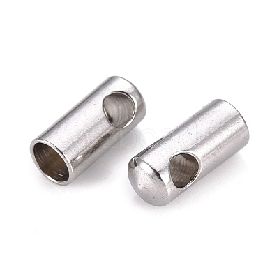 Tarnish Resistant 201 Stainless Steel Cord Ends STAS-F250-10P-M-1