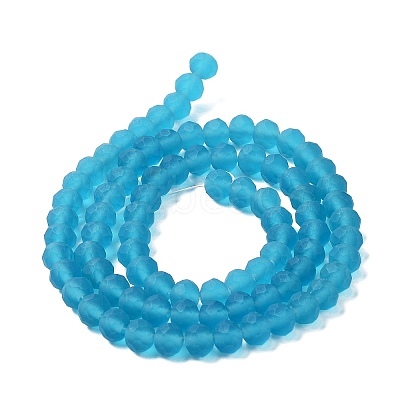 Transparent Glass Beads Strands EGLA-A034-T10mm-MD27-1