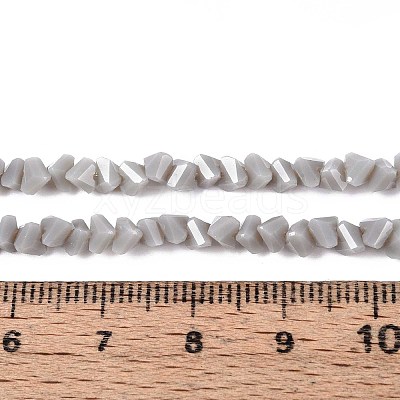 Opaque Glass Beads Strands GLAA-N019-4mm-21-1