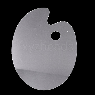 Clear Acrylic Paint Palette AJEW-Z052-01A-1