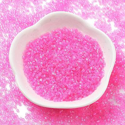 Transparent Colours Glass Seed Beads SEED-H003-01E-1