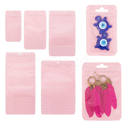 50Pcs 5 Styles Macaron Color Plastic Yin-yang Resealable Bags OPP-TADJ0001-03C-1