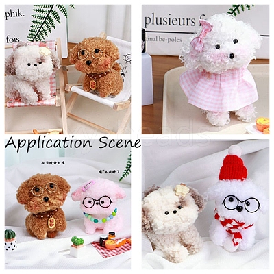 Polyester Plush Sticks DIY-Z031-01J-1