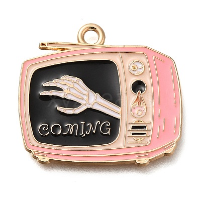 Alloy Enamel Pendants ENAM-Q508-03F-1