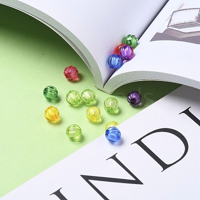 Transparent Acrylic Beads TACR-S089-8mm-M-1