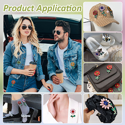 12Pcs 12 Styles Felt Ornament Accessories PATC-PH0001-63-1