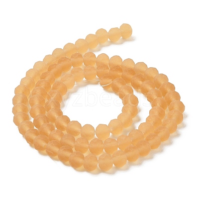 Transparent Glass Beads Strands EGLA-A034-T10mm-MD23-1