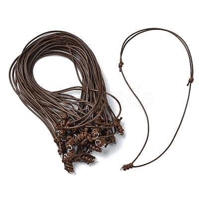 Korea Waxed Polyester Cord Adjustable Necklace Making NJEW-YW00001-1