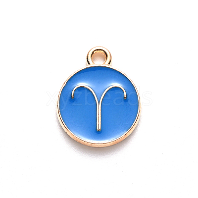 Alloy Enamel Pendants LS-ENAM-S124-01B-02A-1