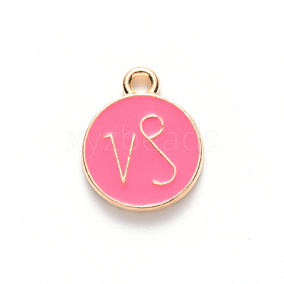 Alloy Enamel Pendants ENAM-S124-01B-03E-1